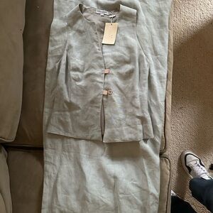 SOLD Armani Collection Bluish  Gray Women's Skirt Set